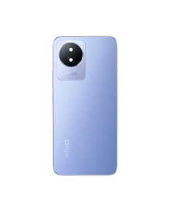 Vivo Y02T Housing Middle Frame With Side Button and Replacement Battery Back Door For Y02T - Blue