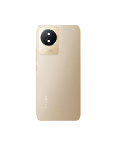 Vivo Y02T Housing Middle Frame With Side Button and Replacement Battery Back Door For Y02T - Golden