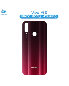 Vivo Y15 Rear Back Body Casing Housing Replacement Battery Back Door For Vivo Y15 - Red