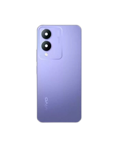 Vivo Y17s Housing Middle Frame With Side Button and Replacement Battery Back Door For Y17s - Purple