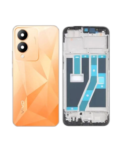 Vivo Y17s Rear Complete Body Casing Housing Replacement For Y17s - Golden