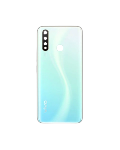 Vivo Y19 Rear Back Body Casing Housing Replacement Battery Back Door With Side Buttons And Camera Lens For Vivo Y19 - White