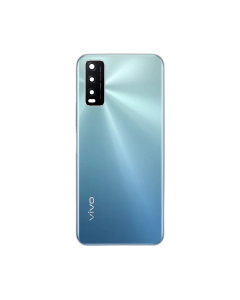Vivo Y20s Rear Back Body Casing Housing Replacement Battery Back Door With Side Buttons And Camera Lens For Vivo Y20s - Blue