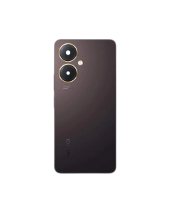 Vivo Y27 Housing Middle Frame With Side Button and Replacement Battery Back Door For Y27 - Burgundy
