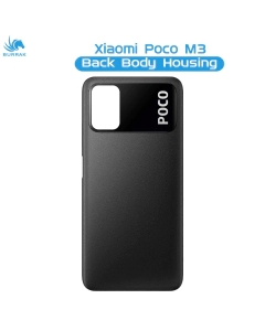 Xiaomi Poco M3 Rear Back Body Casing Housing Replacement Battery Back Door For Xiaomi Poco M3 - Black