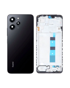 Xiaomi Redmi 12 Rear Complete Body Casing Housing Replacement For Redmi 12 - Black
