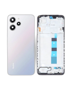 Xiaomi Redmi 12 Rear Complete Body Casing Housing Replacement For Redmi 12 - Silver