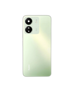 Xiaomi Redmi 13C Housing Middle Frame With Side Button and Replacement Battery Back Door For Redmi 13C - Green