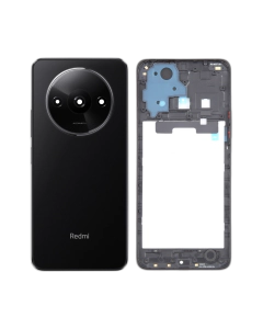 Xiaomi Redmi A3 Rear Complete Body Casing Housing Replacement For Redmi A3 - Black