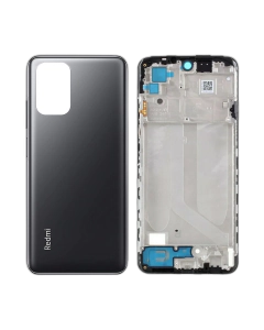 Xiaomi Redmi Note 10 Rear Complete Body Casing Housing Replacement For Redmi Note 10 - Black