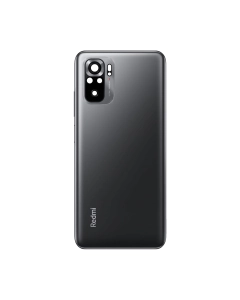 Xiaomi Redmi Note 10s Rear Back Body Casing Housing Replacement Battery Back Door With Side Buttons And Camera Lens For Redmi Note 10s - Black
