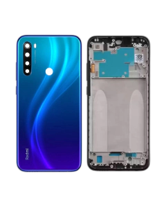 Xiaomi Redmi Note 8 Rear Complete Body Casing Housing With Camera Lens Replacement For Redmi Note 8 - Blue