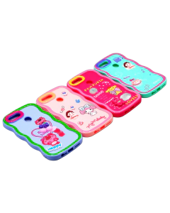 Oppo A5s - F9 - A12 - A7 Back Cover Fancy Wave Style Kitty Case For A5s