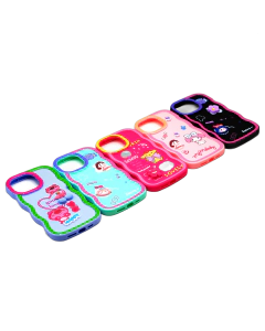 Apple iPhone 15 Pro Max Back Cover Fancy Wave Style Kitty Case For iPhone 15 Pro Max