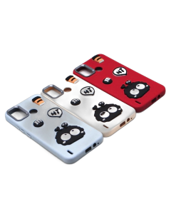 Tecno Spark 6 Go Back Cover Fancy Soft Ring Kitty Case For Spark 6 Go