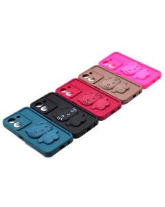 Vivo Y36 Back Cover Fancy Soft Mirror Kitty Case For Y36