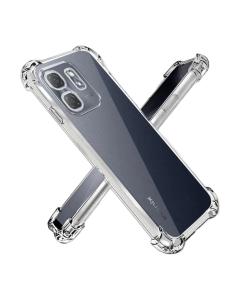 Infinix Smart 9 - Hot 50i Back Cover Transparent Extra Bumper Anti Shock Soft Crystal Clear Case For Smart 9