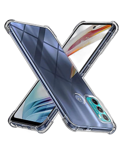 Motorola Moto G60 Back Cover Transparent Extra Bumper Anti Shock Soft Crystal Clear Case For Moto G60