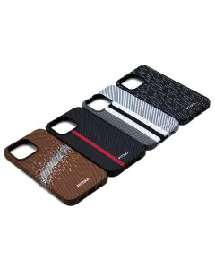 Apple iPhone 15 Pro Max Back Cover Soft Pitaka Leather Case For iPhone 15 Pro Max
