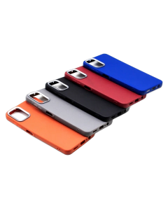 Samsung A06 Back Cover Soft Ring Leather Texture Case For Galaxy A06