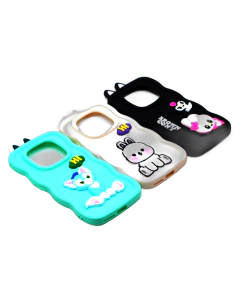 Xiaomi Redmi Note 14 Pro Back Cover Fancy Wave Style Cute Kitty Case For Redmi Note 14 Pro