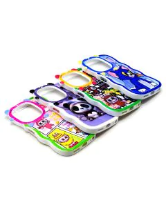 Infinix Smart 8 - Hot 40i - Spark 20 - 20C - 10 - 10C - 10 Pro - Go 2024 - Pop 8 Back Cover Fancy Wave Style Cartoon Printed Case For Smart 8