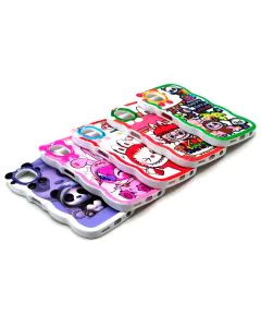 Samsung A04 Back Cover Fancy Wave Style Cartoon Printed Case For Galaxy A04