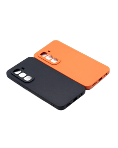 Infinix Hot 50 Pro Back Cover Spigen Leather Soft Case Back Cover For Hot 50 Pro