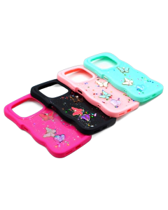 Infinix Note 40 Back Cover Fancy Glitter Butterfly Style Cover Case For Note 40