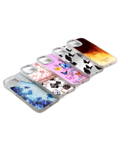 Apple iPhone 15 Back Cover Ring Stone Glitter Ladies Case For iPhone 15