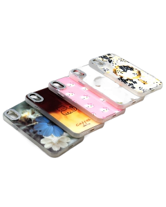 Apple iPhone X - XS Back Cover Ring Stone Glitter Ladies Case For iPhone X - XS