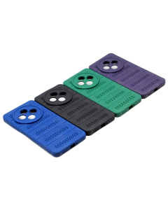 Oppo Reno 12F Back Cover Multicolour Soft Dotted Case For Reno 12F