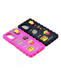 Samsung A04 Back Cover Fancy Wave Style Glitter Case For Galaxy A04