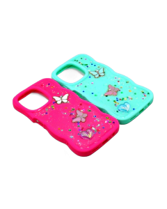 Realme C51 - C53 - Note 50 Back Cover Fancy Glitter Butterfly Style Cover Case For C51 - C53 - Note 50