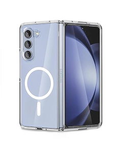 Samsung Z Fold 5 Back Cover Magnatic Magsafe Transparent Case For Galaxy Z Fold 5