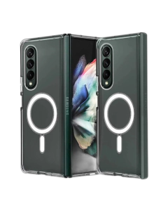 Samsung Z Fold 3 Back Cover Magnatic Magsafe Transparent Case For Galaxy Z Fold 3