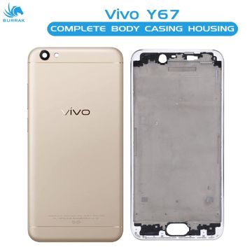 Vivo Y67 Rear Complete Body Casing Housing Replacement For Vivo Y67 - Golden