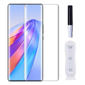 Honor X9A Front UV Tempered Glass Protector For Fully Curved Glass For Honor X9A