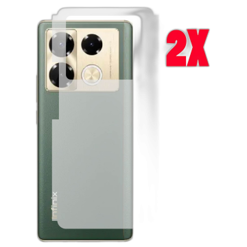 Infinix Note 40 Pro Back Protector Skin Matte Style Protector For Infinix Note 40 Pro 