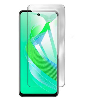 Infinix Smart 8 Plus Glass Protector simple Tempered Glass For Infinix Smart 8 Plus 