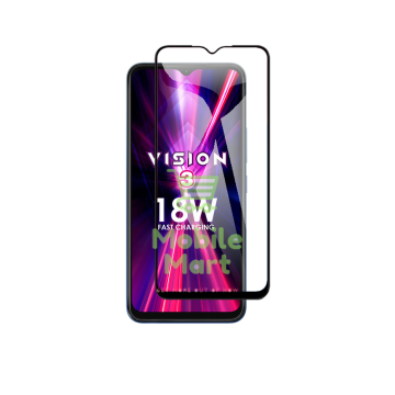 iTel Vision 3 Full Screen Protector 9D Tempered Glass Protector For iTel Vision 3