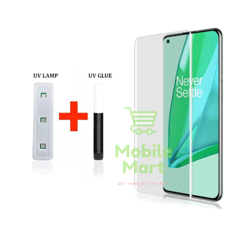 OnePlus 9 Pro Front UV Tempered Glass Protector For Fully Curved Glass For OnePlus 9 Pro