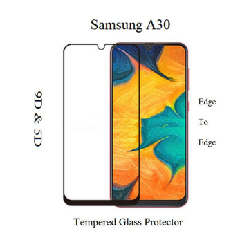 Samsung Galaxy A30 Full Screen Protector 9D Tempered Glass Protector For Samsung Galaxy A30