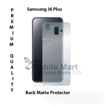 Samsung Galaxy J6 Plus Back Protector Skin Matte Style Protector For Samsung Galaxy J6 Plus 