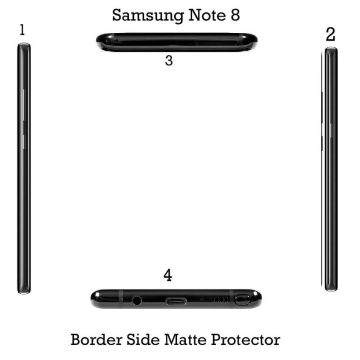 Samsung Galaxy Note 8 Side Protection Side Matte Sctrach Proof For Samsung Galaxy Note 8