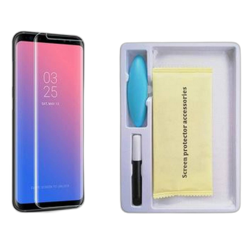 Samsung Galaxy S8 Plus Front UV Tempered Glass Protector For Fully Curved Glass For Samsung Galaxy S8 Plus