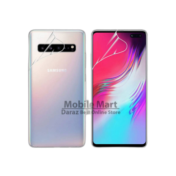 Samsung S10 5G Front & Back Protection Clear Jelly Soft Ultra Clear Jell For Samsung S10 5G