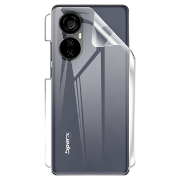 sparx Edge 20 Pro Back Protection Clear Jelly Soft Ultra Clear Jell For sparx Edge 20 Pro 