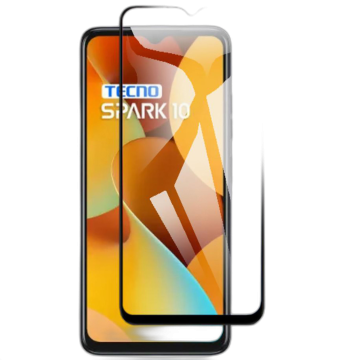Tecno Spark 10 Full Screen Protector 9D Tempered Glass Protector For Tecno Spark 10 