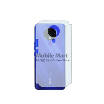 Tecno Spark 6 Back Protector Skin Matte Style Protector For Tecno Spark 6